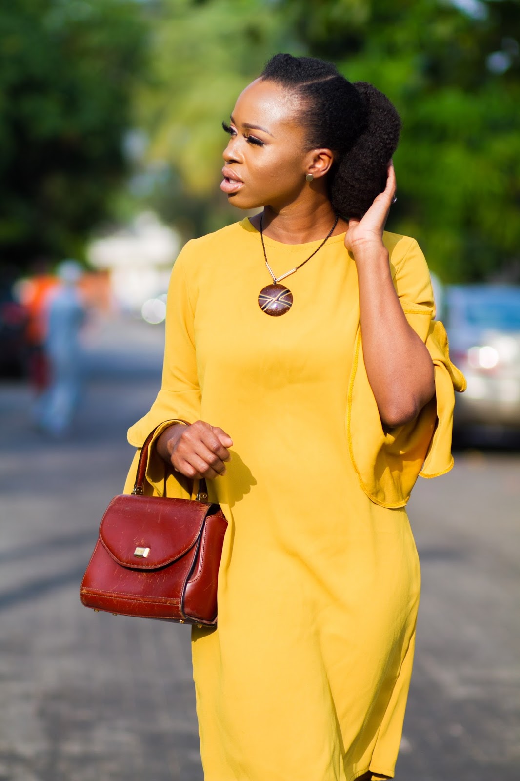 Mustard yellow shift dress best sale